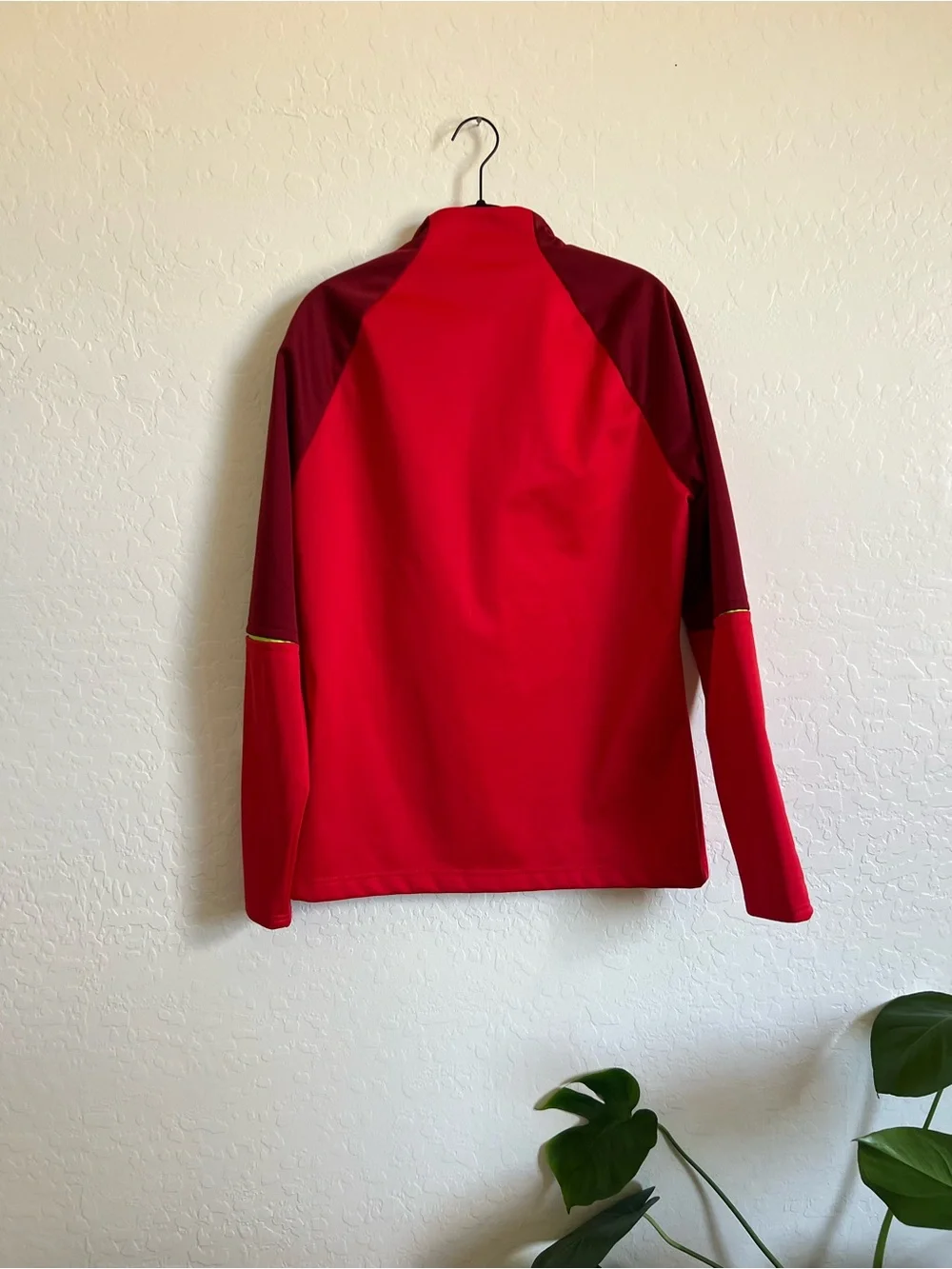 New Balance Red Men's Half-Zip Training Sweater